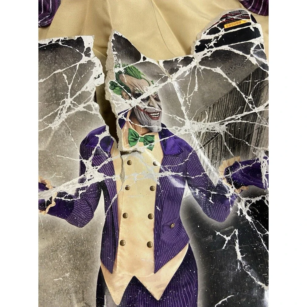 Worn once, Batman Joker 3 piece costume, The Dark Knight Trilogy, Medium - Picture 2 of 11